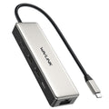 WAVLINK WL-UHP3414 100W Power 10Gbps 4K HDMI USB-C Dock HUB 3xUSB3.2 Gen 2 + 2.5G Ethernet Port, UHP3414