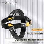 Thunderbolt 4 USB-C / Type-C Male to Male PD 100W Charge FPC Data Cable, 13cm, 22cm
