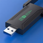 For Desktop PC Laptop Dual Band Driver-Free USB3.0 5G 1200Mbps WiFi Wireless Adapter, ZT02