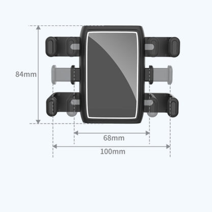 H23-8 New Multifunction Rearview Mirror Phone Holder Rotatable Retractable Phone Mount