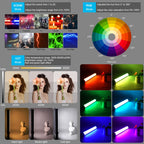 VLOGLITE W270RGB Live Streaming E-Sports Handheld Fill Light LED Studio Light, US Plug, UK Plug, EU Plug