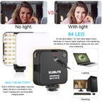 VLOGLITE W64 For Live Broadcast / Video Conference Dimmable LED Fill Light, W64