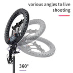 JMARY FM-14R Photography Light 14-inch Live Streaming Ring Light Photography LED Fill Light, US Plug, EU Plug