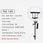 JMARY FM-14R Photography Light 14-inch Live Streaming Ring Light Photography LED Fill Light, US Plug, EU Plug
