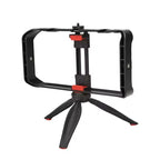 JMARY MT-33 Phone Stand Tripod ABS Video Recording Vlog Mobile Phone Rig Cage, MT-33