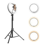 JMARY FM-536A 10 inch Ring Live Fill Light Streaming Stand Beauty Light Set, FM-536A