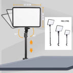 JMARY FM-17RS With Remote 17-inch Touch Control Dimmable LED Panel Light, US Plug, EU Plug