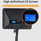 JMARY FM-17RS With Remote 17-inch Touch Control Dimmable LED Panel Light, US Plug, EU Plug