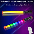 JMARY FM-128RGB Handheld LED Fill Light Outdoor Photography Light Waterproof RGB Light Stick