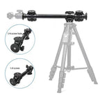 YUNTENG VCT-369 For Tripod Stabilizer Camera Horizontal Aluminum Alloy Gimbal Extension Pole, VCT-369