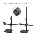 YUNTENG VCT-808 Table Phone Clip Holder Microphone DSLR Camera Desktop Mount Stand, VCT-808