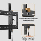 NB DF80-T Angle Adjustable Television Holder Universal 65-90 inch TV Wall Mount Bracket, DF80-T