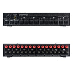 2 In 6 Out Power Amplifier Speaker Selector 6 Region Stereo Speaker Switcher, 2 In 6 Out