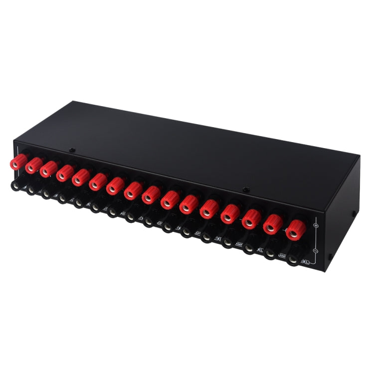 2 In 6 Out Power Amplifier Speaker Selector 6 Region Stereo Speaker Switcher, 2 In 6 Out