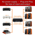 4 Input 4 Ooutput Power Amplifier Speaker Selector Switcher Speaker Comparator, 4 Input 4 Ooutput