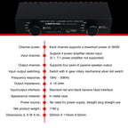 4 Input 4 Ooutput Power Amplifier Speaker Selector Switcher Speaker Comparator, 4 Input 4 Ooutput