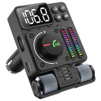 MT01 Car FM Transmitter MP3 Music Player Bluetooth Adapter Type-C + USB Car Charger, MT01