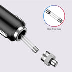C06Q Dual USB + Type-C Cigarette Lighter PD 18W / QC3.0 Fast Charging Car Charger