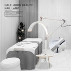 HD-M3X For Eyelash Extensions / Tattoo / Nail Art Lighting Lamp 16 inch Clip-on Half Moon Desk Lamp, US Plug, UK Plug, EU Plug, AU Plug