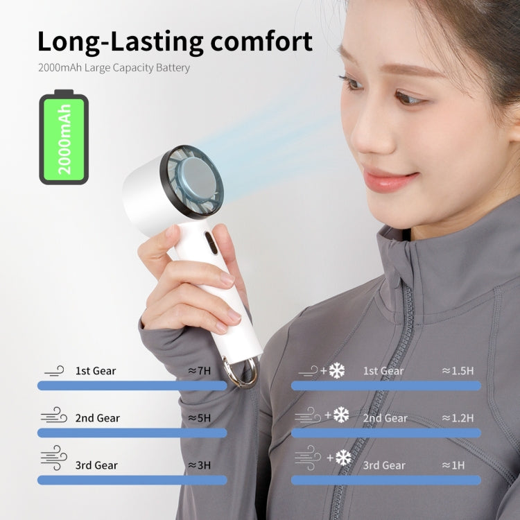 ENKAY Hat-Prince Handheld Mini Portable Cold Compress Cooling Fan