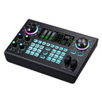 C100 Live Streaming Recording Karaoke Sound Card Mobile Audio Mixer, C100