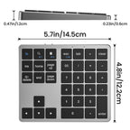 K-35 Computer Laptop Keyboard 35-Keys Tablet Accessories Bluetooth Keypad