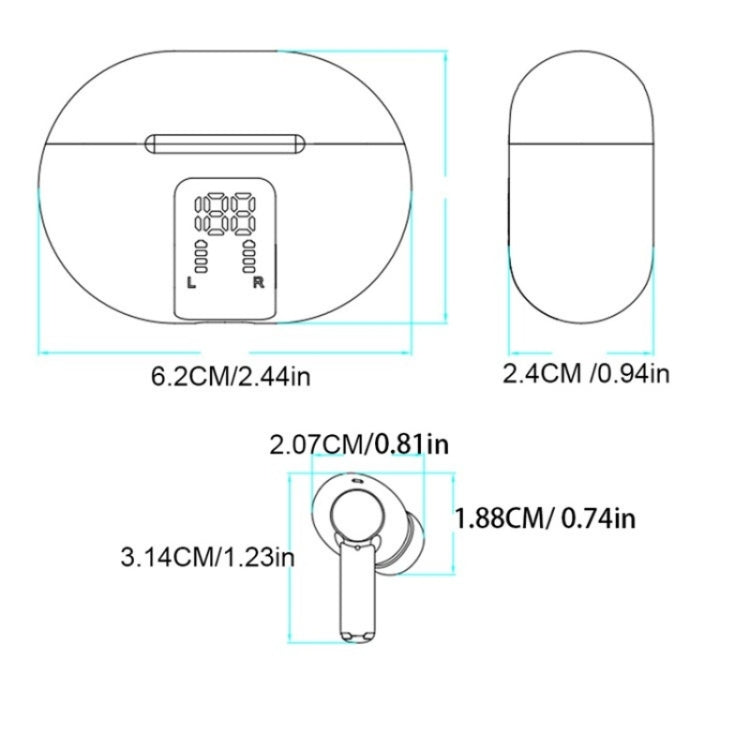 M10 Wireless Bluetooth Smart Voice Translator Headset Multiple Languages Translation Earphones, M10