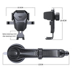 ES25 Nano Silicone Suction Cup Mount Car Dashboard / Windshield Phone Holder, ES25