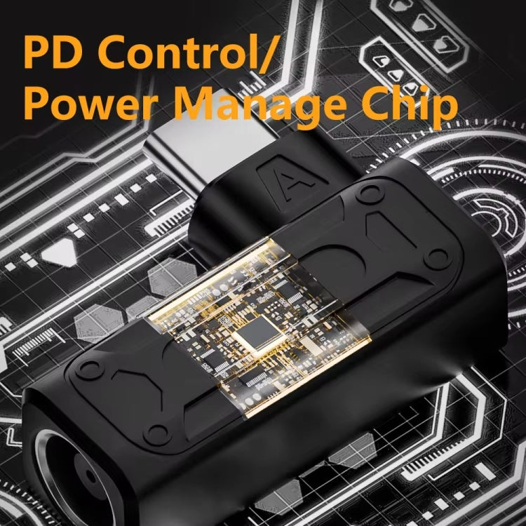 140W Computer Charging Adapter with DC 4.5 x 0.6mm to USB-C / Type-C Port For Lenovo Thinkpad / ThinkBook / Xiaoxin, DC 4506 M, DC 7406 B, DC 5521 G, DC 5525 F, DC 6006 Q, DC 7909 A, DC Yellow Square Port C