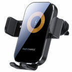 X12 Car Air Vent Touch Sensing Wireless Phone Charger Holder, X12 (Black), X12 (Silver)