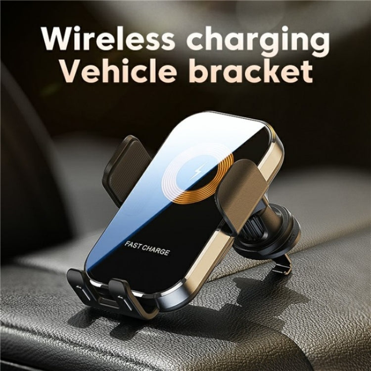 X12 Car Air Vent Touch Sensing Wireless Phone Charger Holder, X12 (Black), X12 (Silver)