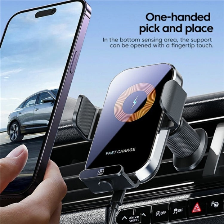 X12s Car Air Vent Wireless Charger 66W High Power Intelligent Induction Holder, X12s, X12s (Tarnish)