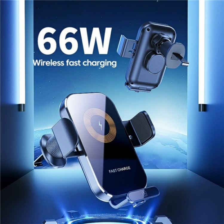 X12s Car Air Vent Wireless Charger 66W High Power Intelligent Induction Holder, X12s, X12s (Tarnish)