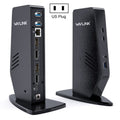 WAVLINK UG69PD5 USB-C HD 60Hz Monitor Adapter Dual 4K Display Docking Station, US Plug, AU Plug, EU Plug, UK Plug