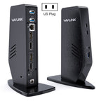 WAVLINK UG69PD5 USB-C HD 60Hz Monitor Adapter Dual 4K Display Docking Station, US Plug, AU Plug, EU Plug, UK Plug