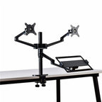 OL-10T Clip-on Desktop Stand Dual Computer Monitor Riser Bracket Laptop Holder, OL-10T