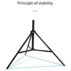 JMARY MT-75 Telescopic Camera Phone Stand Portable Photography Lightweight Tripod, MT-75