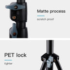 JMARY MT-75 Telescopic Camera Phone Stand Portable Photography Lightweight Tripod, MT-75