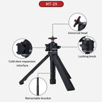 JMARY MT-29 Mini Extendable Live Streaming Desktop Tripod Selfie Stick Camera Phone Holder, MT-29