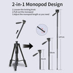 JMARY KP-2274 5-section Adjustable Monopod Multi-function Outdoor Photography Tripod, KP-2274