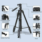 JMARY KP-2294 Detachable 179cm 4-section Adjustable Monopod Panoramic Photography Tripod, KP-2294