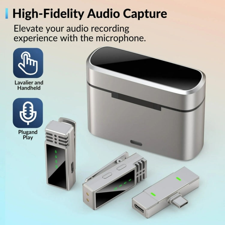 JMARY MW-15 USB-C / Type-C Port 2.4G Lavalier Wireless Microphone, MW-15 Type-C Port