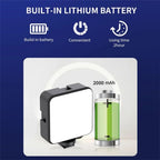 JMARY FM-69RGB Portable Mini RGB Video Light Camera Light Photography Lighting Lamp, FM-69RGB