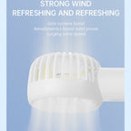 F10 3 Wind Speed Rechargeable Summer Cooling Fan Mini Handheld Fan Cooler, F10 (Black), F10 (Blue), F10 (White)