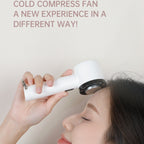WX-625 Cold Compress Function Portable Mini Summer Fan Handheld Cooling Fan, WX-625 (Baby Blue), WX-625 (Light Purple), WX-625 (White)