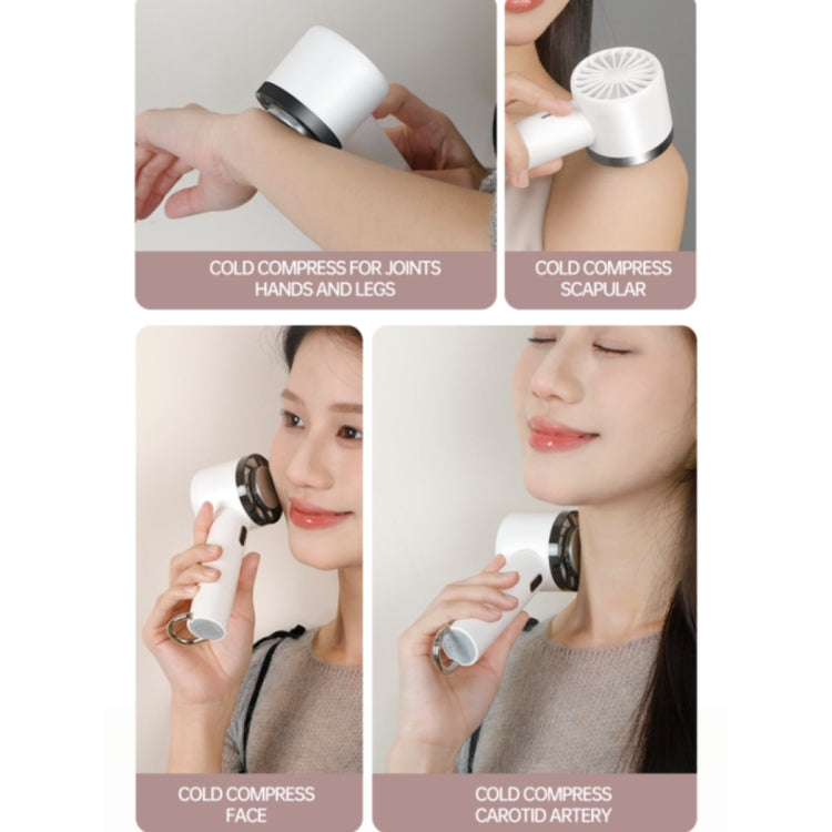 WX-625 Cold Compress Function Portable Mini Summer Fan Handheld Cooling Fan, WX-625 (Baby Blue), WX-625 (Light Purple), WX-625 (White)