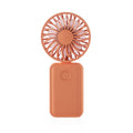 F458 With Neck Rope Summer 3 Speeds Adjustable Foldable Mini Handheld Fan, F458 (Orange), F458 (Purple), F458 (White)