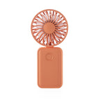 F458 With Neck Rope Summer 3 Speeds Adjustable Foldable Mini Handheld Fan, F458 (Orange), F458 (Purple), F458 (White)