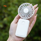 F458 With Neck Rope Summer 3 Speeds Adjustable Foldable Mini Handheld Fan, F458 (Orange), F458 (Purple), F458 (White)
