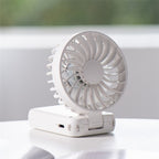 F458 With Neck Rope Summer 3 Speeds Adjustable Foldable Mini Handheld Fan, F458 (Orange), F458 (Purple), F458 (White)